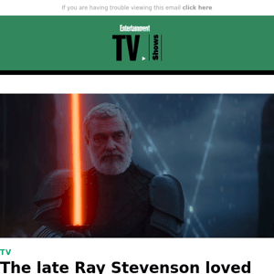 The late Ray Stevenson loved everything about starring on 'Ahsoka'