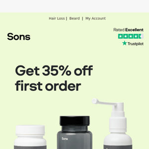 Get 35% Off Your First Order