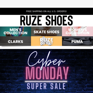 Hey  Ruze Shoes! What's better than 1 pair of shoes? How about 2? Cyber Monday BOGO at 40% OFF!