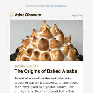 The mysterious origins of baked Alaska