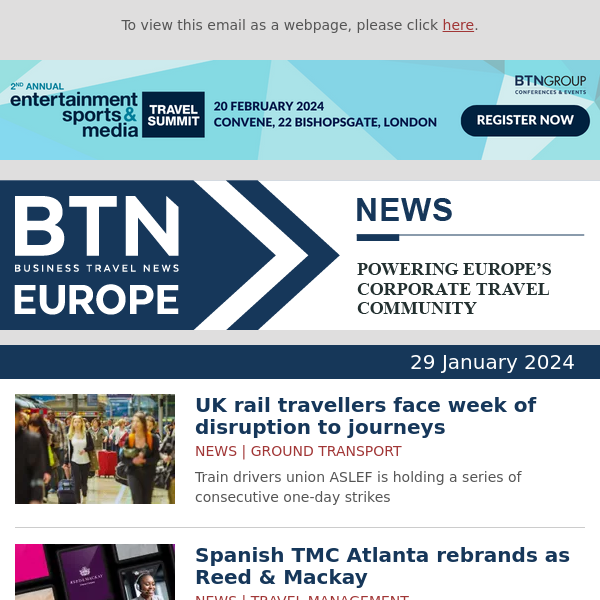 UK faces week of rail disruption | Spanish TMC rebranded as Reed & Mackay