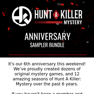 Now Available: Hunt A Killer Mystery Sampler Set!