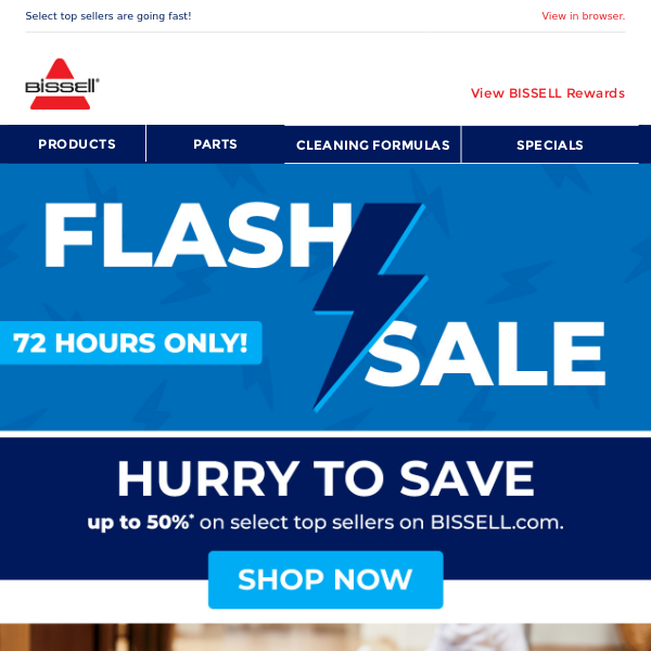 72 hours only — 50% off FLASH SALE