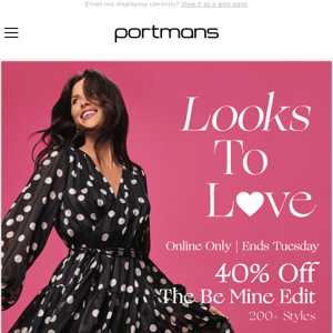 Dress To Impress This Valentine's Day | 25% Off All Dresses & Tops