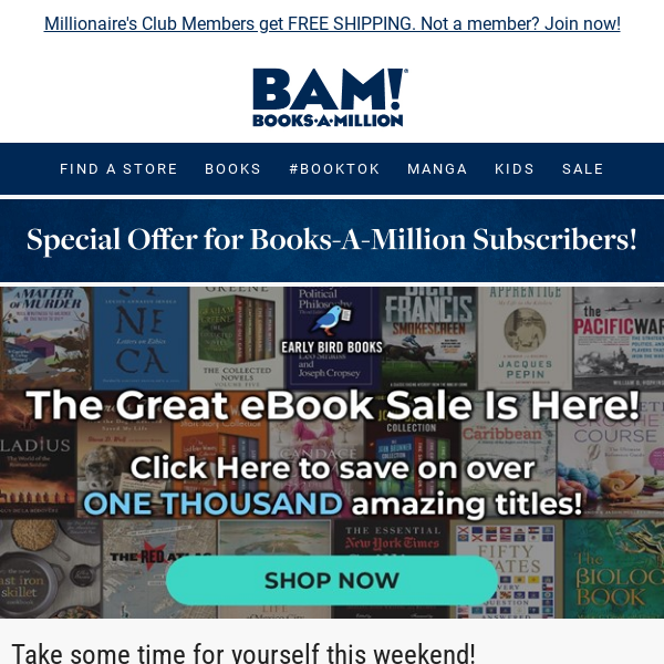 The Great eBook Sale - Today Only!