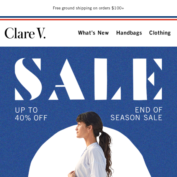 Up to 40% Off - Clare V