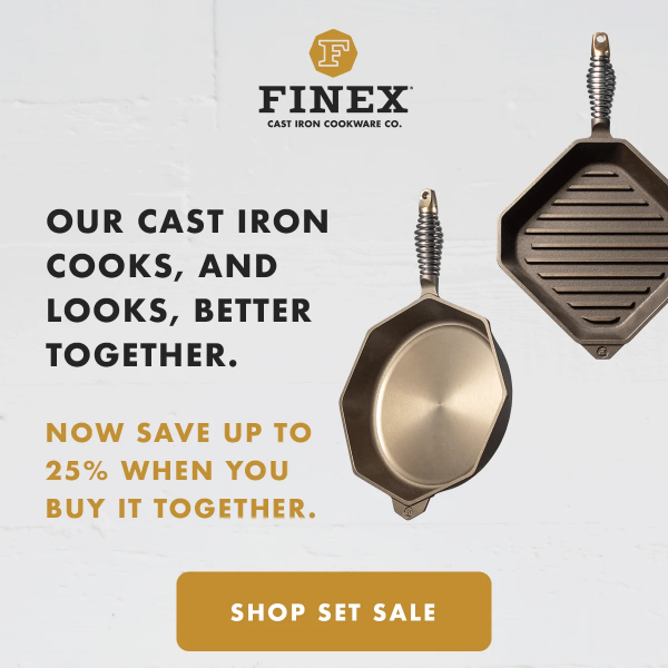 Save up to 25% off on FINEX cookware sets