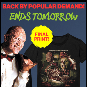 Pre-order Ends Tomorrow! Freddy Is Back