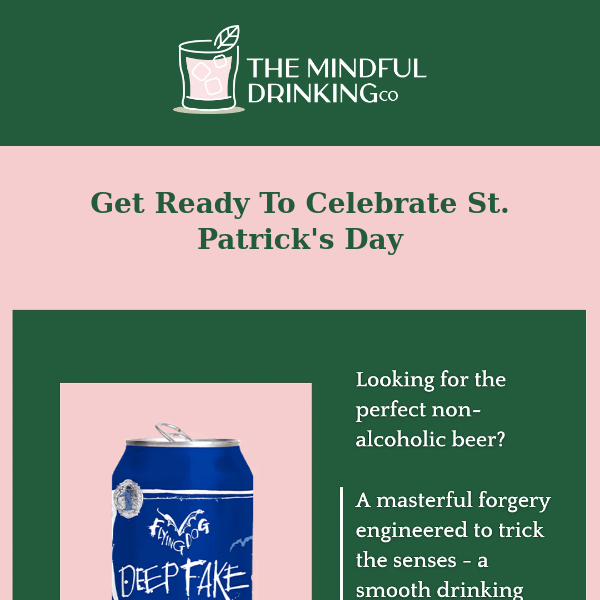 The Mindful Drinking Co, You're In Luck!  Stock Up For St Patrick's Day