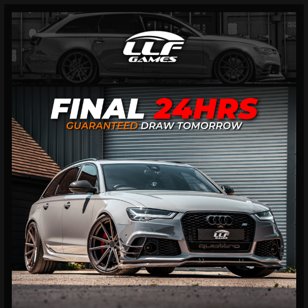 🚀 750BHP RS6 or £28,000 for 59p! + Every Ticket WINS A PRIZE!