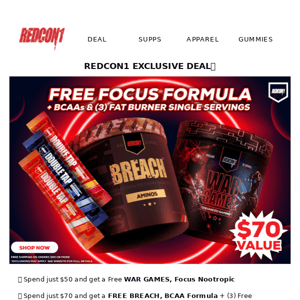 $70 FREE🔥Free Nootropics, BCAAs & Fat Burner