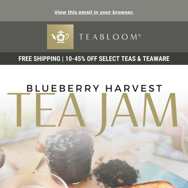 Experience the Taste of Teabloom's Tea-Infused Jam!