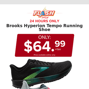 🔥  24 HOURS ONLY | BROOKS RUNNING SHOE | FLASH SALE