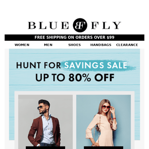 Hunt for SAVINGS SALE! Up to 80% Off