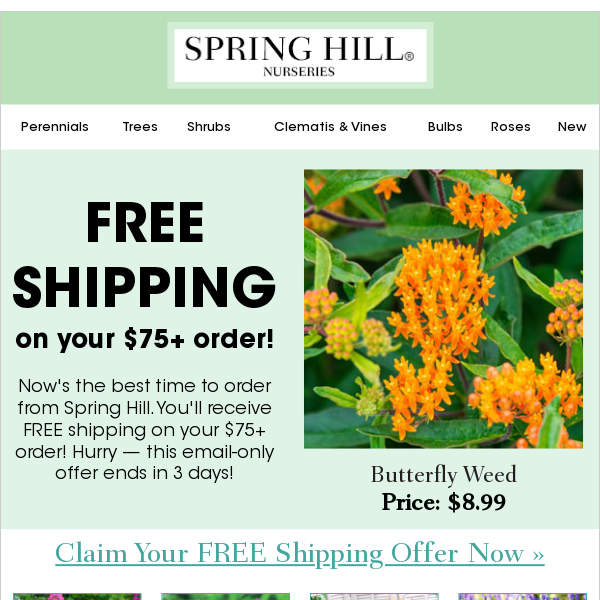Don't forget your FREE Shipping offer!