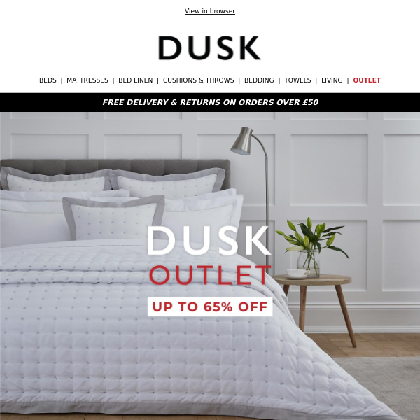 ❤️ DUSK OUTLET – up to 65% off ❤️