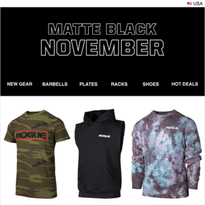 Just Launched: Rogue Apparel, Dave Castro TDC T-Shirt, Nike Metcon 8 AMP & More
