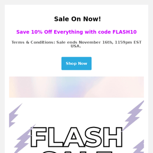 Flash Sale! ⚡⚡