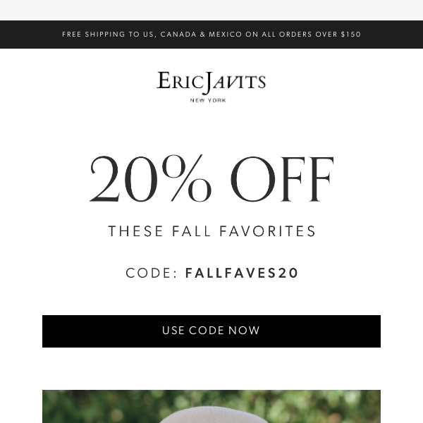 Cozy up to 20% OFF fall favorites 🍂