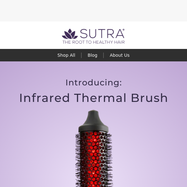 The future of styling: Meet the Infrared Thermal Brush!