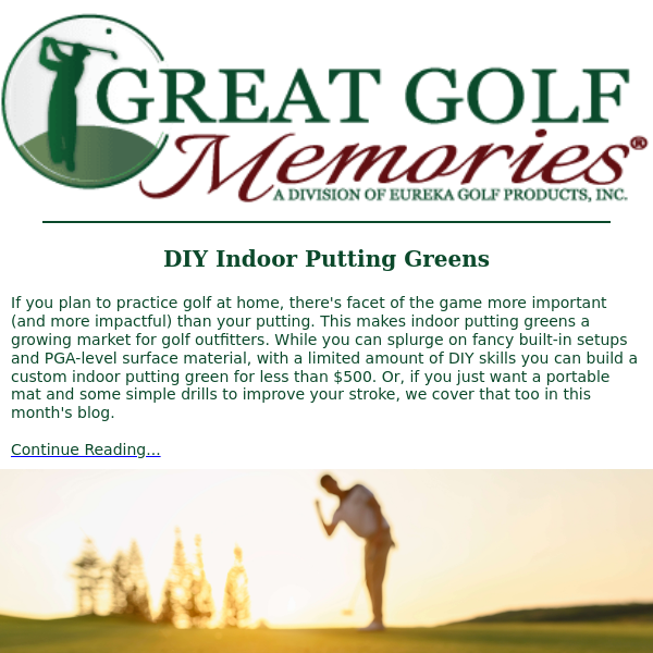 DIY Putting Greens + Masters Pre-Sale is LIVE!