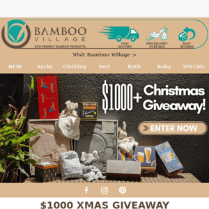 $1000 Xmas Giveaway!