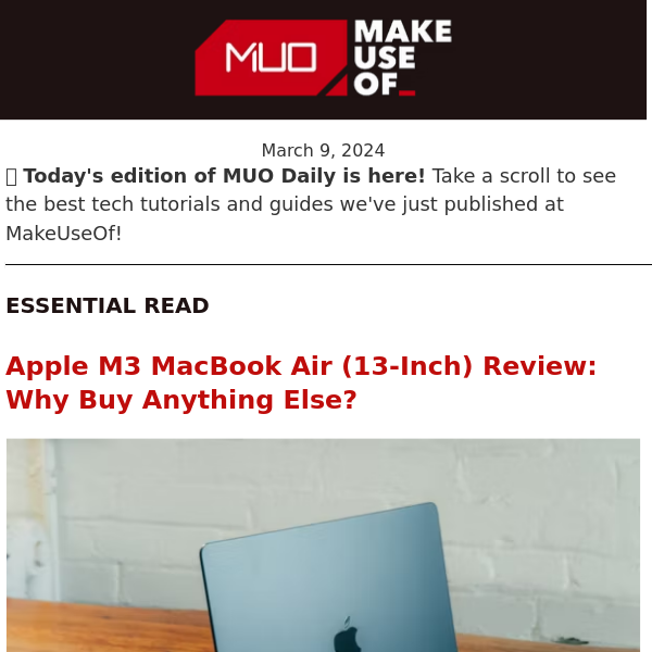 💻 We Review Apple's New 13-Inch M3 MacBook Air: Is It the Laptop for You?