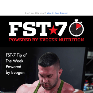FST-7 Tip Bulking Using High Carbs Every Day? 🤔