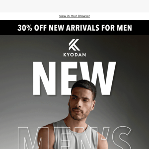 Unlock 30% Off NEW Men's Activewear