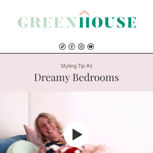 Free Styling Tip Video | Dreamy Bedrooms