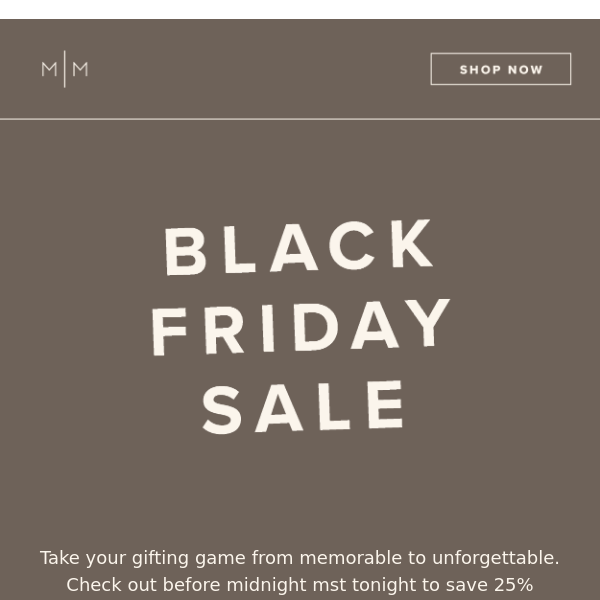 A Sale?!? For Black Friday?!? Groundbreaking. 🖤