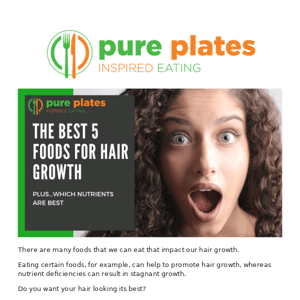 👩‍🦱 The 5 Best Foods For Hair Growth