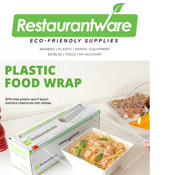 RW Base Clear Plastic Foodservice Food Wrap - BPA-Free, Microwave-Safe -  12 x 2000' - 1 count box