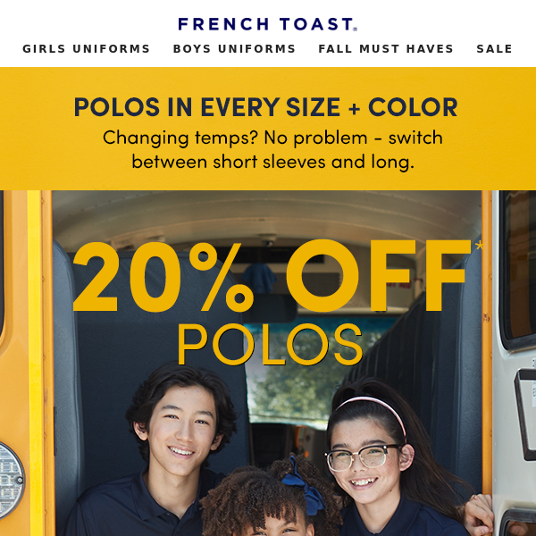 ONE MORE DAY to shop the polo sale