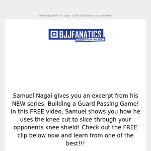 FREE Technique! Samuel Nagai gifts you a FREE technique from his NEW instructional!