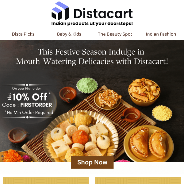 Dear Dista Cart, Shopped from Bharat’s taste & pride? 🤤😍