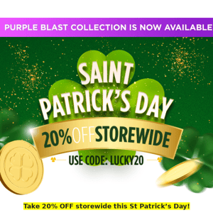 Score 20% OFF Store-Wide! (THIS weekend ONLY!)