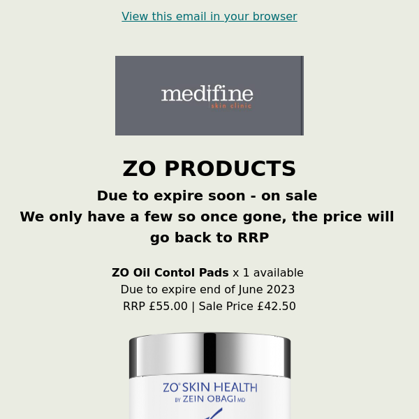 ZO Products soon to expire on SALE