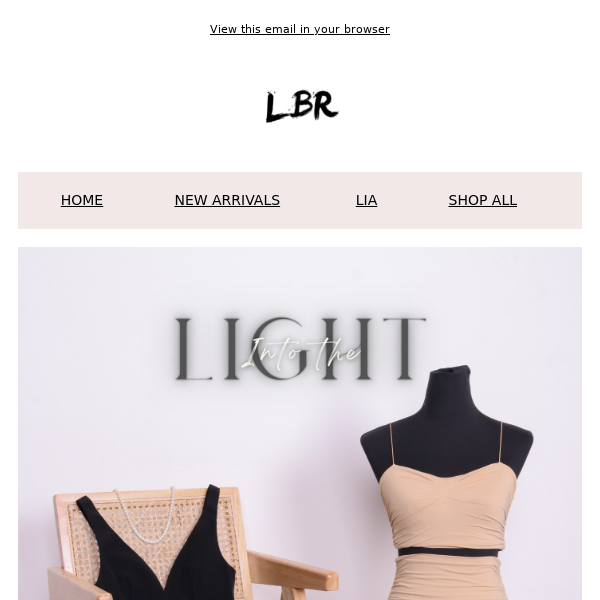 NEW IN: INTO THE LIGHT