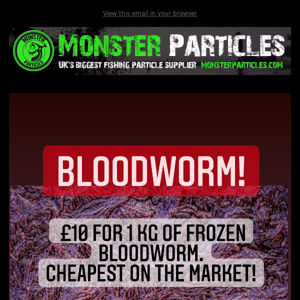 Bloodworm Sale!