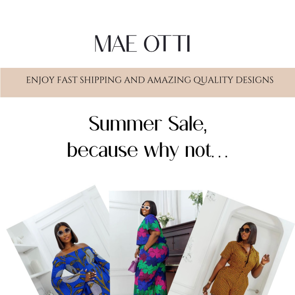 The Summer Sale That's Not To Be Missed