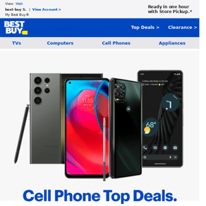 Check out our Top Cell Phone Deals on now, and save $$$.