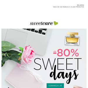 SWEETDAYS 🤎 ATÉ -80%