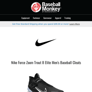 New Nike Force Zoom Trout 8 Baseball Cleats