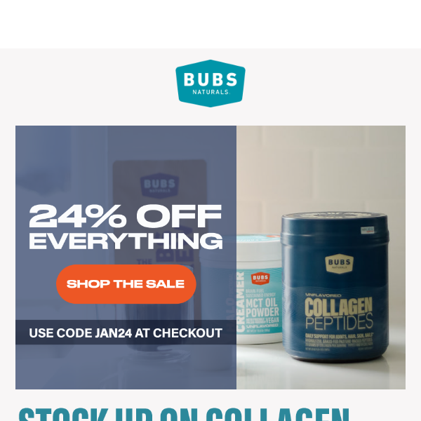 Bubs Naturals - 24% Off Extended 👀