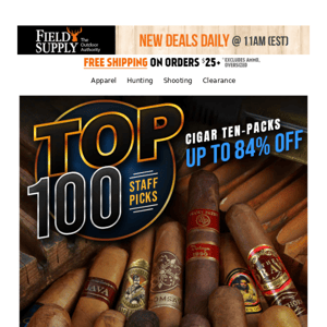 Top 100 Cigar Staff Picks - On Sale