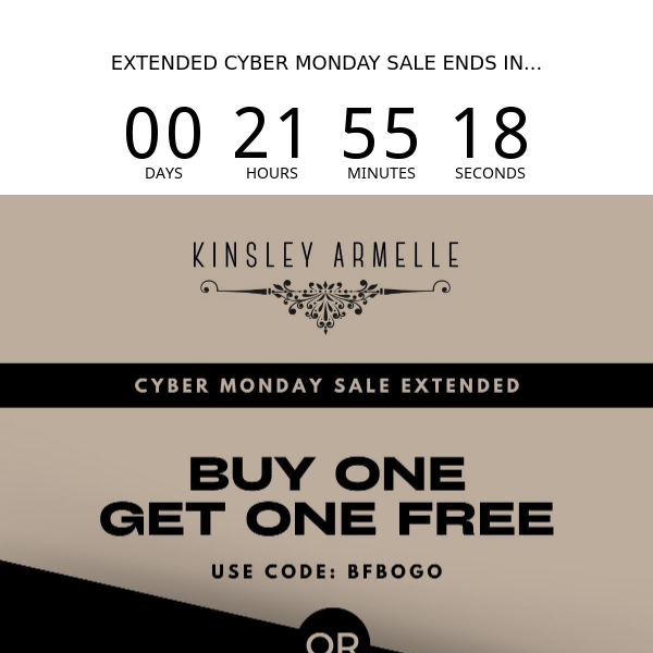 ATTN: Cyber Monday EXTENDED 24 Hours 📣