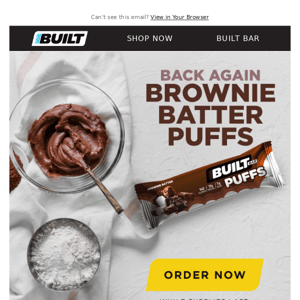 Brownie Batter Puff returns!