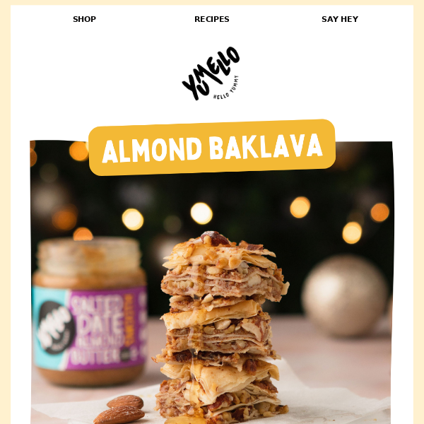 NEW RECIPE: Almond Baklava ✨