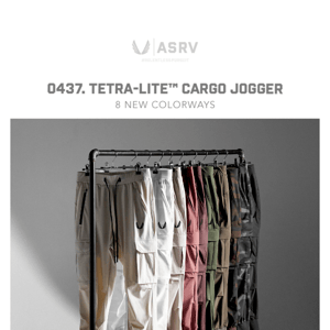 8 NEW COLORS // Tetra-Lite™ High Rib Cargo Jogger